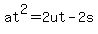 at%5E2=2ut-2s