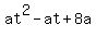 at%5E2-at%2B8a