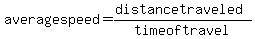 average+speed=%28distance+traveled%29%2Ftime+of+travel