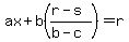 ax%2Bb%28%28r-s%29%2F%28b-c%29%29+=+r