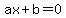 ax%2Bb+=+0