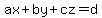 ax%2Bby%2Bcz=d