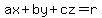 ax%2Bby%2Bcz=r