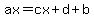 ax=cx%2Bd%2Bb