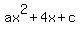 ax%5E2%2B4x%2Bc