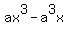 ax%5E3-a%5E3x