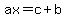 ax+=+c%2B+b
