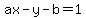 ax+-+y+-+b+=+1