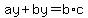 ay+%2B+by+=+b%2Ac