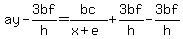 ay-3bf%2Fh=bc%2F%28x%2Be%29%2B3bf%2Fh-3bf%2Fh