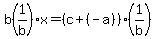 b%281%2Fb%29x=%28c%2B%28-a%29%29%281%2Fb%29