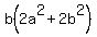 b%282a%5E2%2B2b%5E2%29