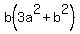 b%283a%5E2%2Bb%5E2%29