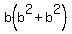 b%28b%5E2%2Bb%5E2%29
