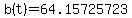 b%28t%29+=+64.15725723