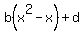 b%28x%5E2-+x%29+%2B+d+