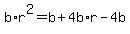 b%2Ar%5E2=b%2B4b%2Ar-4b%29