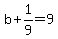 b%2B+1%2F9=+9