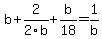b%2B2%2F2b%2Bb%2F18=1%2Fb