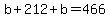 b%2B212%2Bb=466