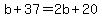 b%2B37=2b%2B20