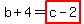 b%2B4=highlight%28c-2%29
