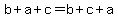 b%2Ba%2Bc=b%2Bc%2Ba