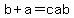 b%2Ba=cab