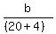b%2F%28%2820%2B4%29%29
