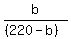 \"b%2F%28%28220-b%29%29\"