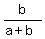 b%2F%28a%2Bb%29