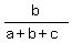 b%2F%28a%2Bb%2Bc%29