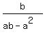 b%2F%28ab+-+a%5E2%29