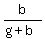 b%2F%28g%2Bb%29