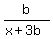 b%2F%28x%2B3b%29