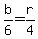 b%2F6+=+r%2F4