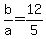 b%2Fa=12%2F5