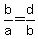 b%2Fa=d%2Fb