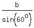 b%2Fsin%2860%5Eo%29