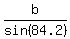 b%2Fsin%2884.2%29