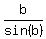 b%2Fsin%28b%29