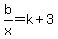 b%2Fx=k%2B3