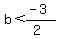 b%3C%28-3%29%2F%282%29