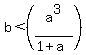 b%3C%28a%5E3%2F%281%2Ba%29%29