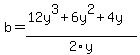 b=%2812+y%5E3%2B6y%5E2%2B4y%29%2F2y