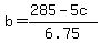b=%28285-5c%29%2F6.75
