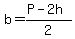 b=%28P-2h%29%2F2