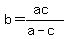 b=%28ac%29%2F%28a-c%29