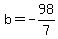 b=+-98%2F7