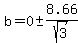 b=+0+%2B-+8.66%2Fsqrt%283%29